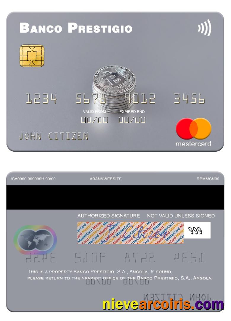 Angola Banco Prestigio, S.A. mastercard
